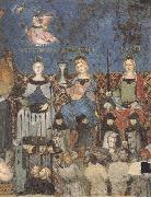 Ambrogio Lorenzetti The Virtues of Good Government (mk39) Sweden oil painting artist